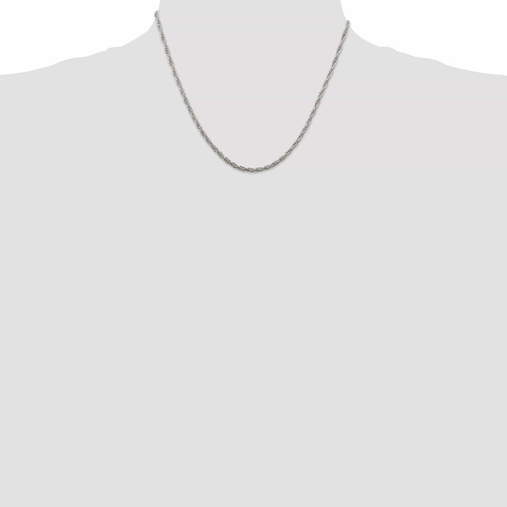 Lovely Rita's Chains Silver Polished 2.45-mm Loose Rope Chain