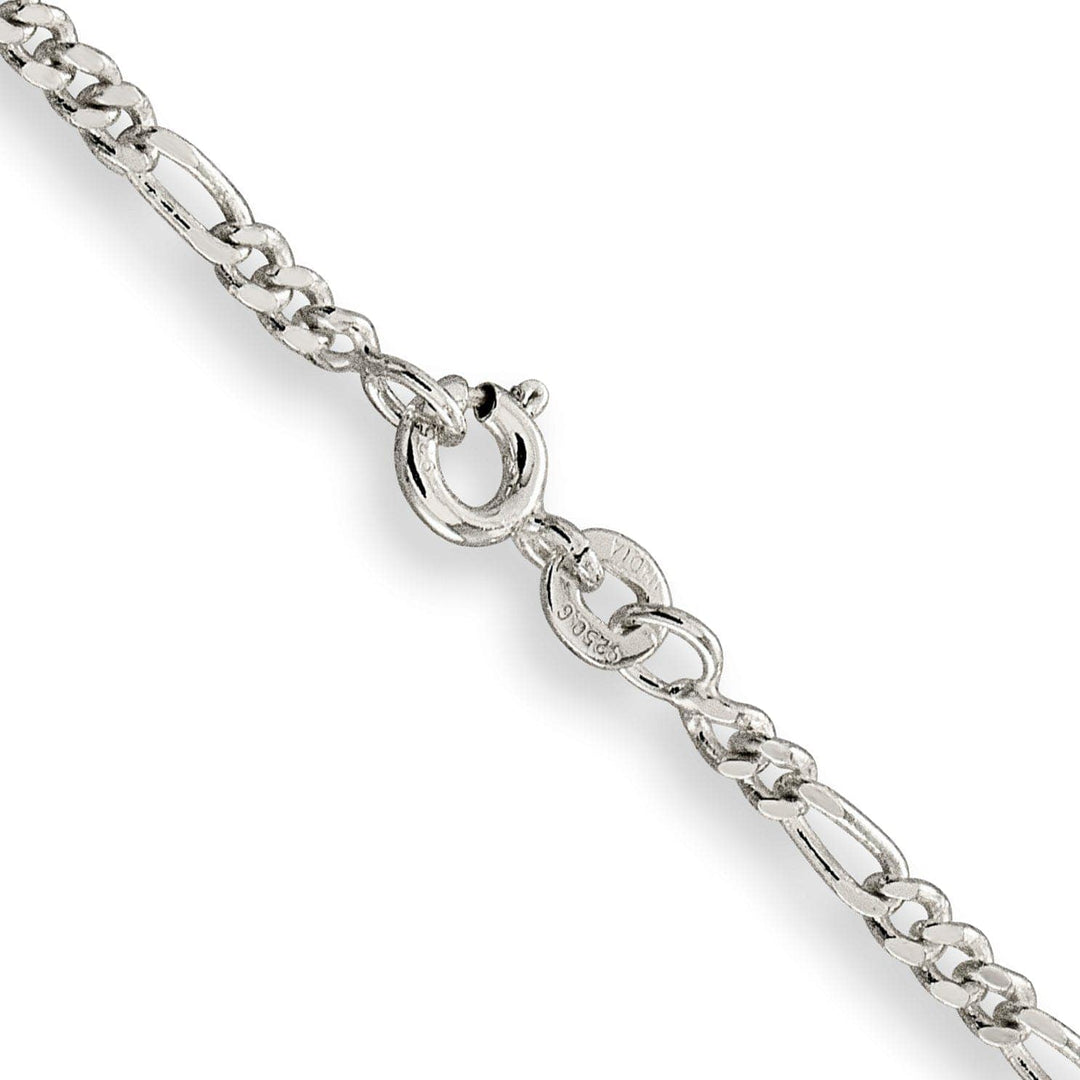 Lovely Rita's Chains Silver Polished 2.50-mm Solid Figaro Chain