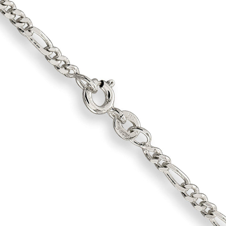 Lovely Rita's Chains Silver Polished 2.50-mm Solid Figaro Chain
