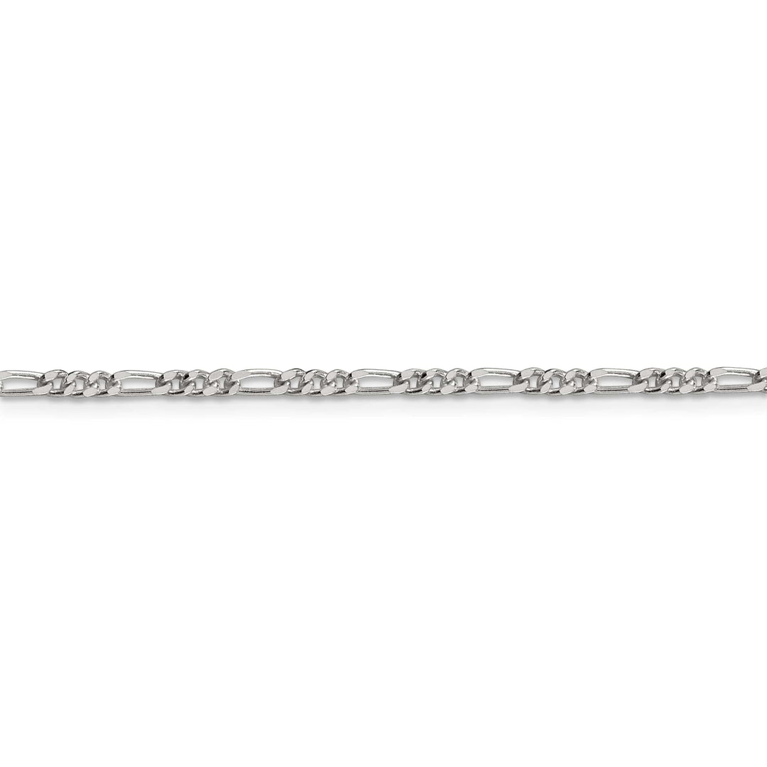 Lovely Rita's Chains Silver Polished 2.50-mm Solid Figaro Chain