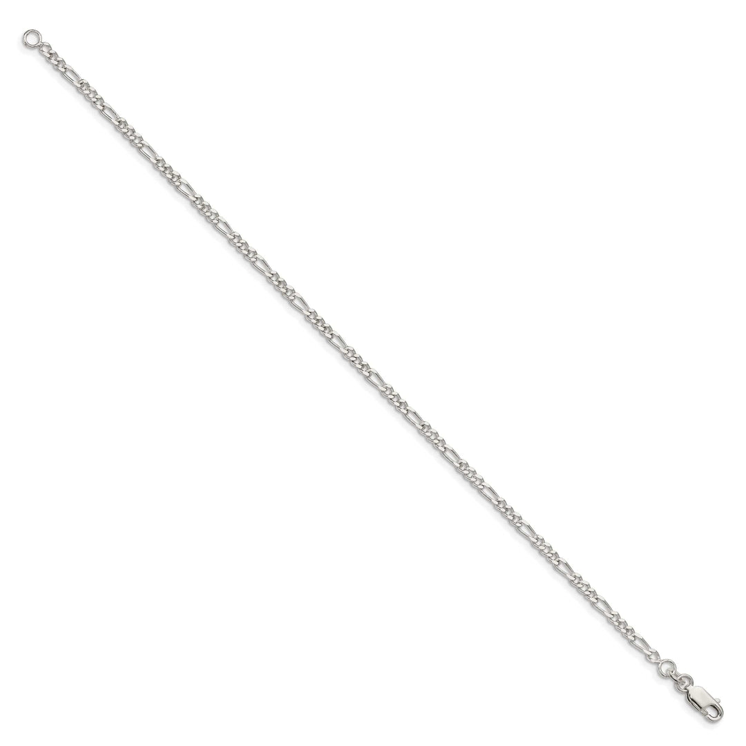 Lovely Rita's Chains Silver Polished 2.50-mm Solid Figaro Chain