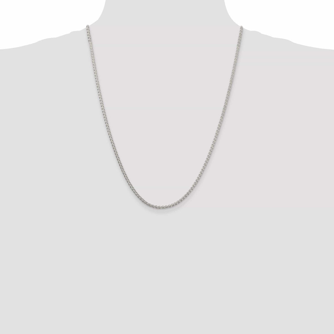 Lovely Rita's Chains Silver Polished 2.50-mm Solid Round Spiga Chain