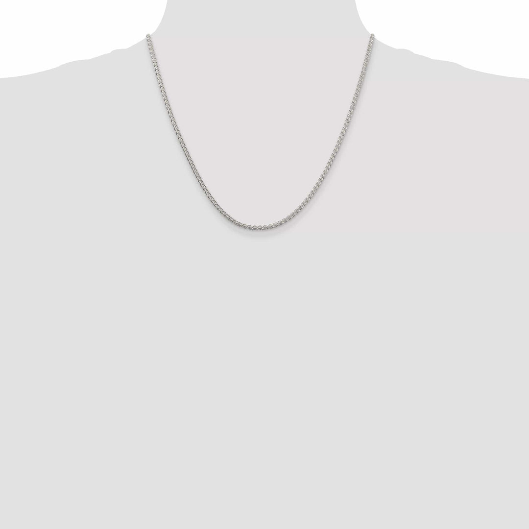 Lovely Rita's Chains Silver Polished 2.50-mm Solid Round Spiga Chain