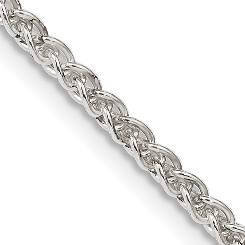 Lovely Rita's Chains Silver Polished 2.50-mm Solid Round Spiga Chain
