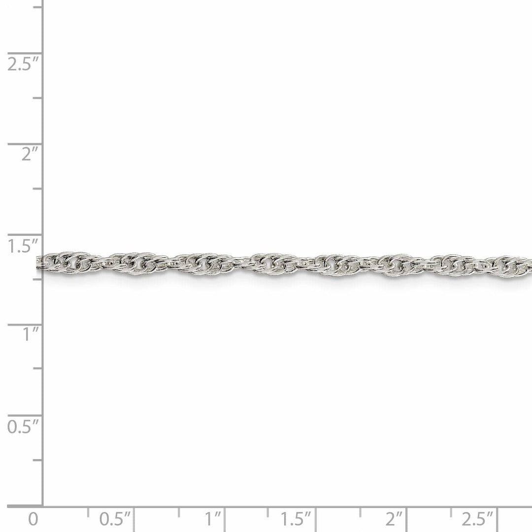 Lovely Rita's Chains Silver Polished 2.75-mm Loose Rope Chain