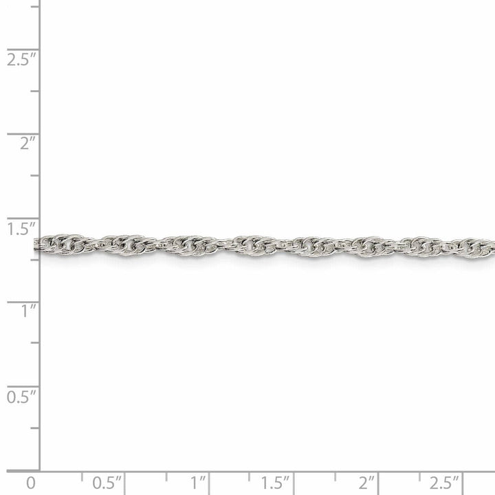 Lovely Rita's Chains Silver Polished 2.75-mm Loose Rope Chain