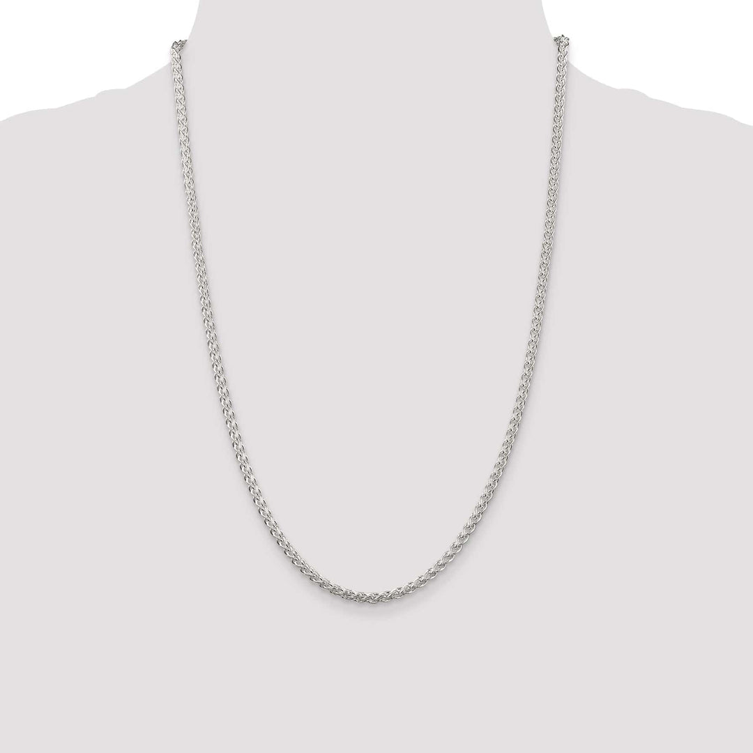 Lovely Rita's Chains Silver Polished 3.00-mm Solid Round Spiga Chain