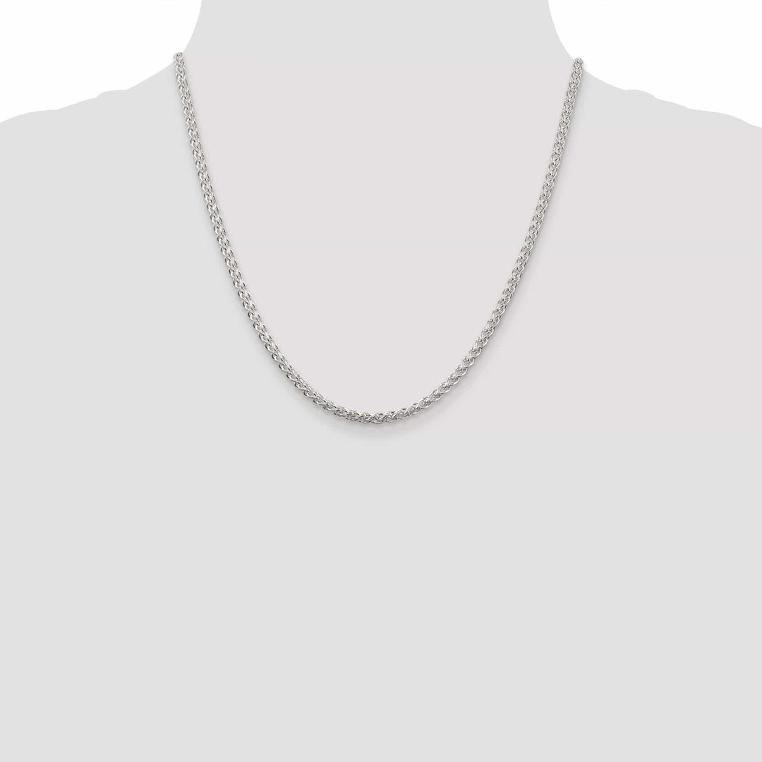 Lovely Rita's Chains Silver Polished 3.00-mm Solid Round Spiga Chain