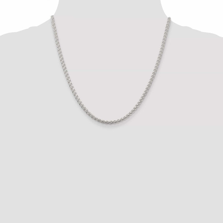 Lovely Rita's Chains Silver Polished 3.00-mm Solid Round Spiga Chain