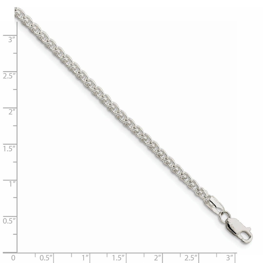 Lovely Rita's Chains Silver Polished 3.00-mm Solid Round Spiga Chain