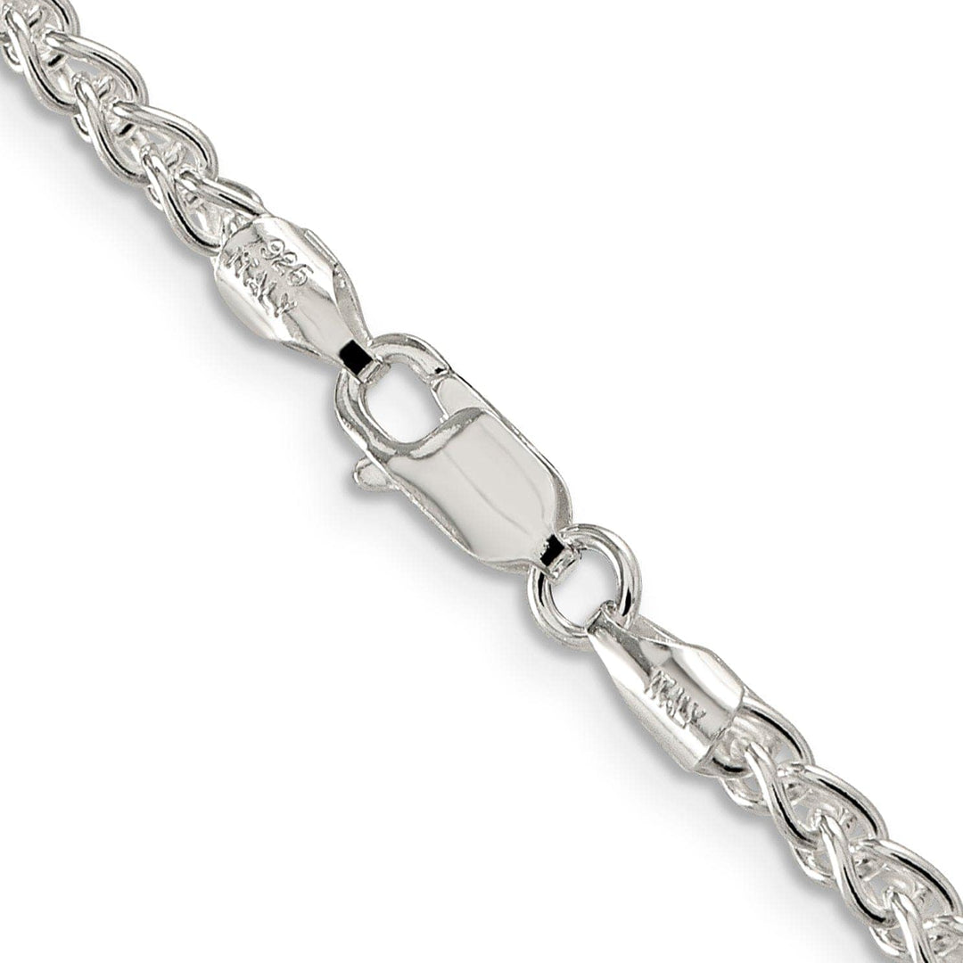 Lovely Rita's Chains Silver Polished 3.00-mm Solid Round Spiga Chain
