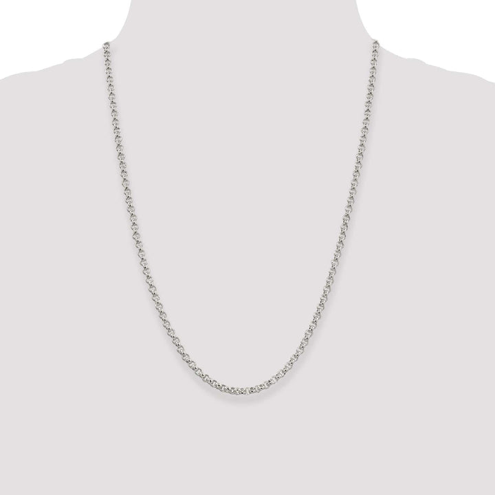 Lovely Rita's Chains Silver Polished 3.00-mm Square Spiga Chain
