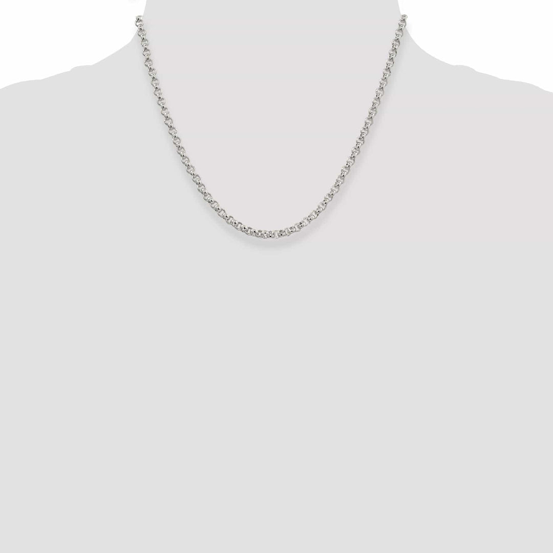 Lovely Rita's Chains Silver Polished 3.00-mm Square Spiga Chain
