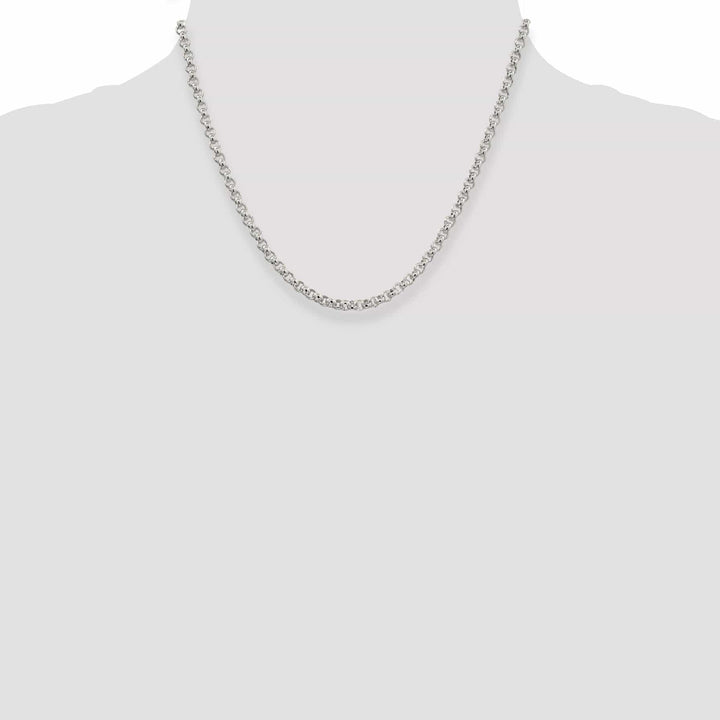 Lovely Rita's Chains Silver Polished 3.00-mm Square Spiga Chain