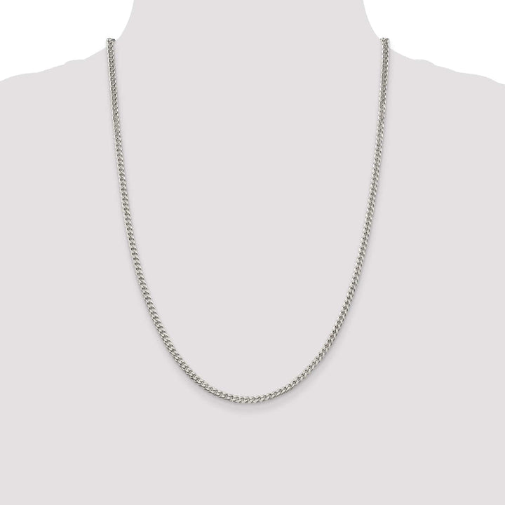 Lovely Rita's Chains Silver Polished 3.15-mm Solid Curb Link Chain