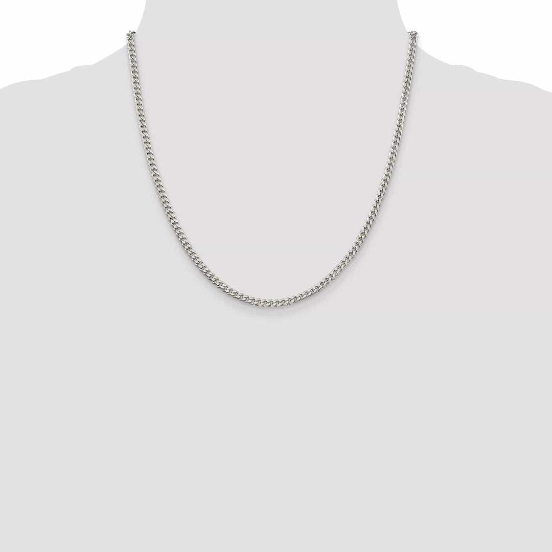Lovely Rita's Chains Silver Polished 3.15-mm Solid Curb Link Chain