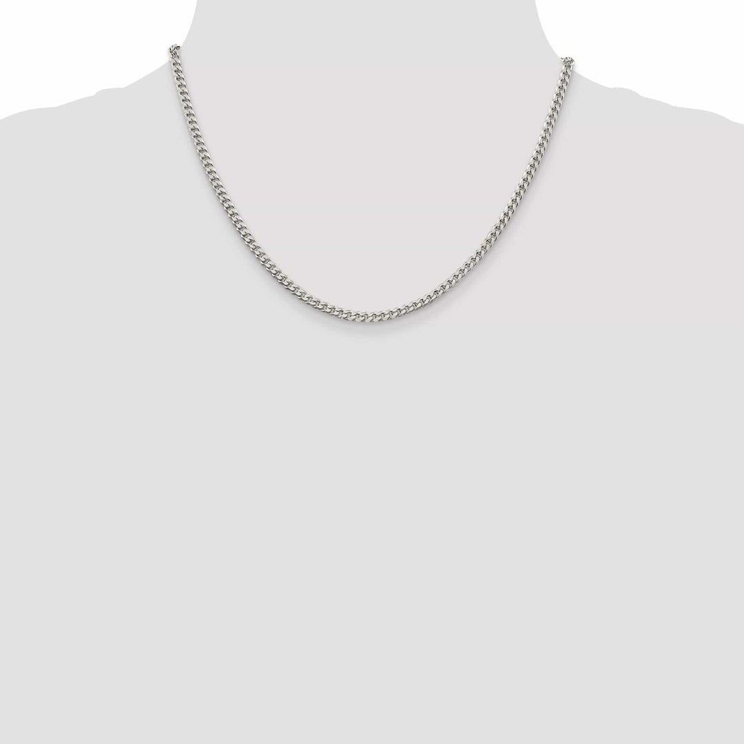 Lovely Rita's Chains Silver Polished 3.15-mm Solid Curb Link Chain