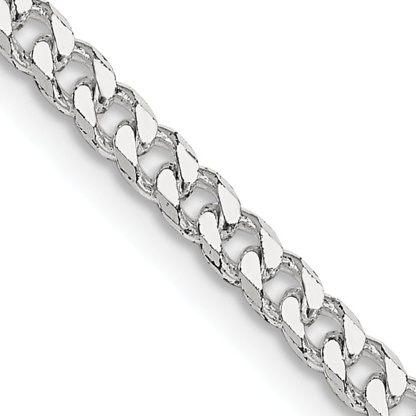 Lovely Rita's Chains Silver Polished 3.15-mm Solid Curb Link Chain