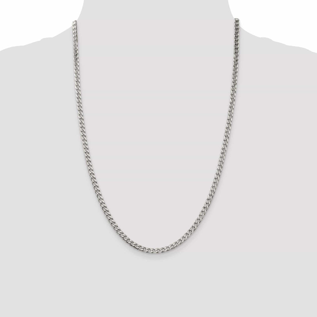 Lovely Rita's Chains Silver Polished 3.50-mm Solid Curb Link Chain