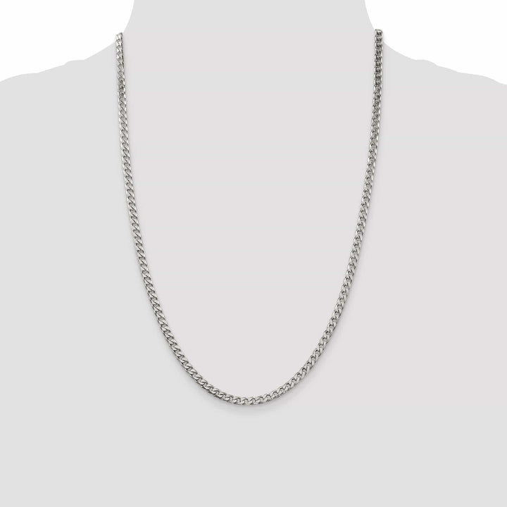 Lovely Rita's Chains Silver Polished 3.50-mm Solid Curb Link Chain