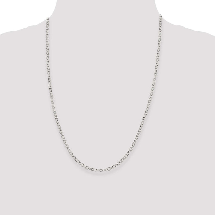 Lovely Rita's Chains Silver Polished 3.75-mm Oval Cable Chain
