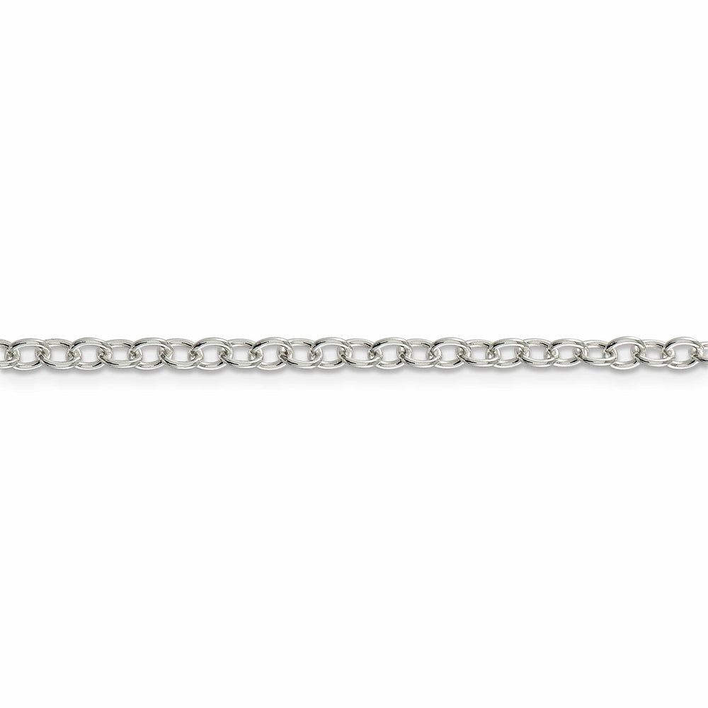 Lovely Rita's Chains Silver Polished 3.75-mm Oval Cable Chain