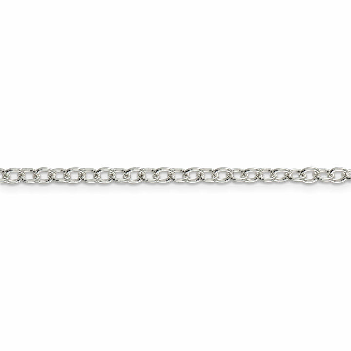 Lovely Rita's Chains Silver Polished 3.75-mm Oval Cable Chain