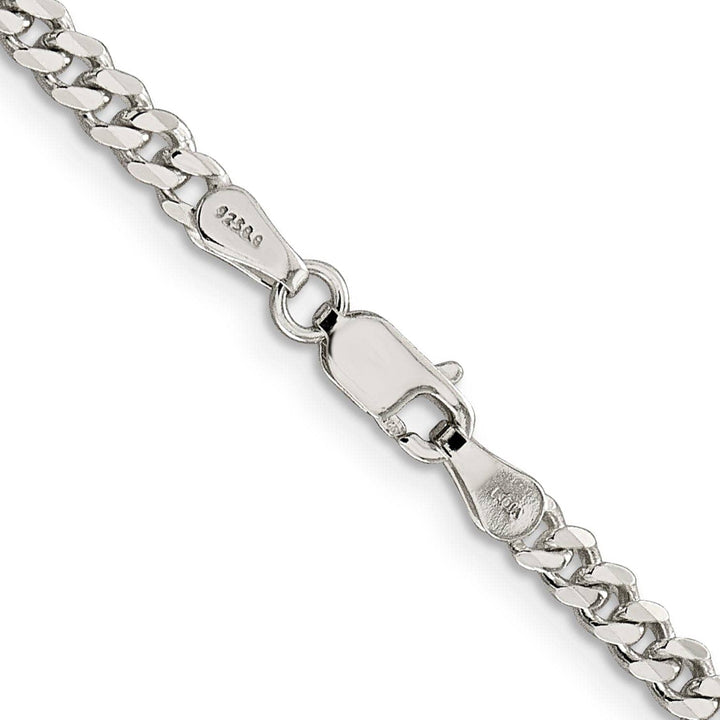 Lovely Rita's Chains Silver Polished 4.00-mm Solid Curb Link Chain