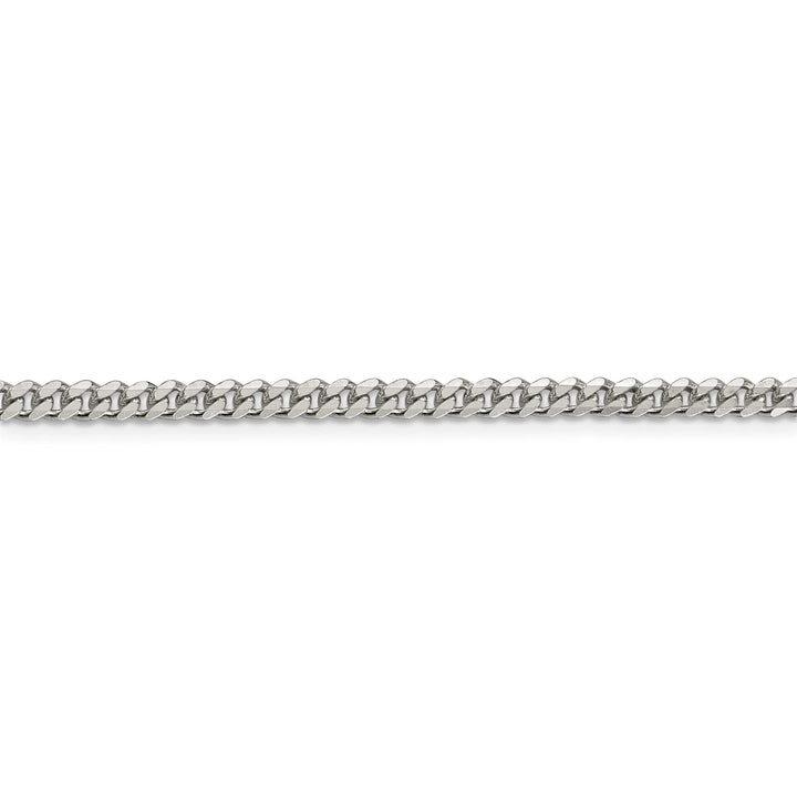 Lovely Rita's Chains Silver Polished 4.00-mm Solid Curb Link Chain