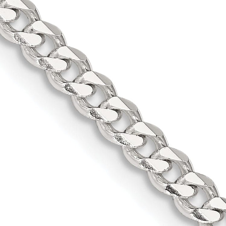 Lovely Rita's Chains Silver Polished 4.00-mm Solid Curb Link Chain