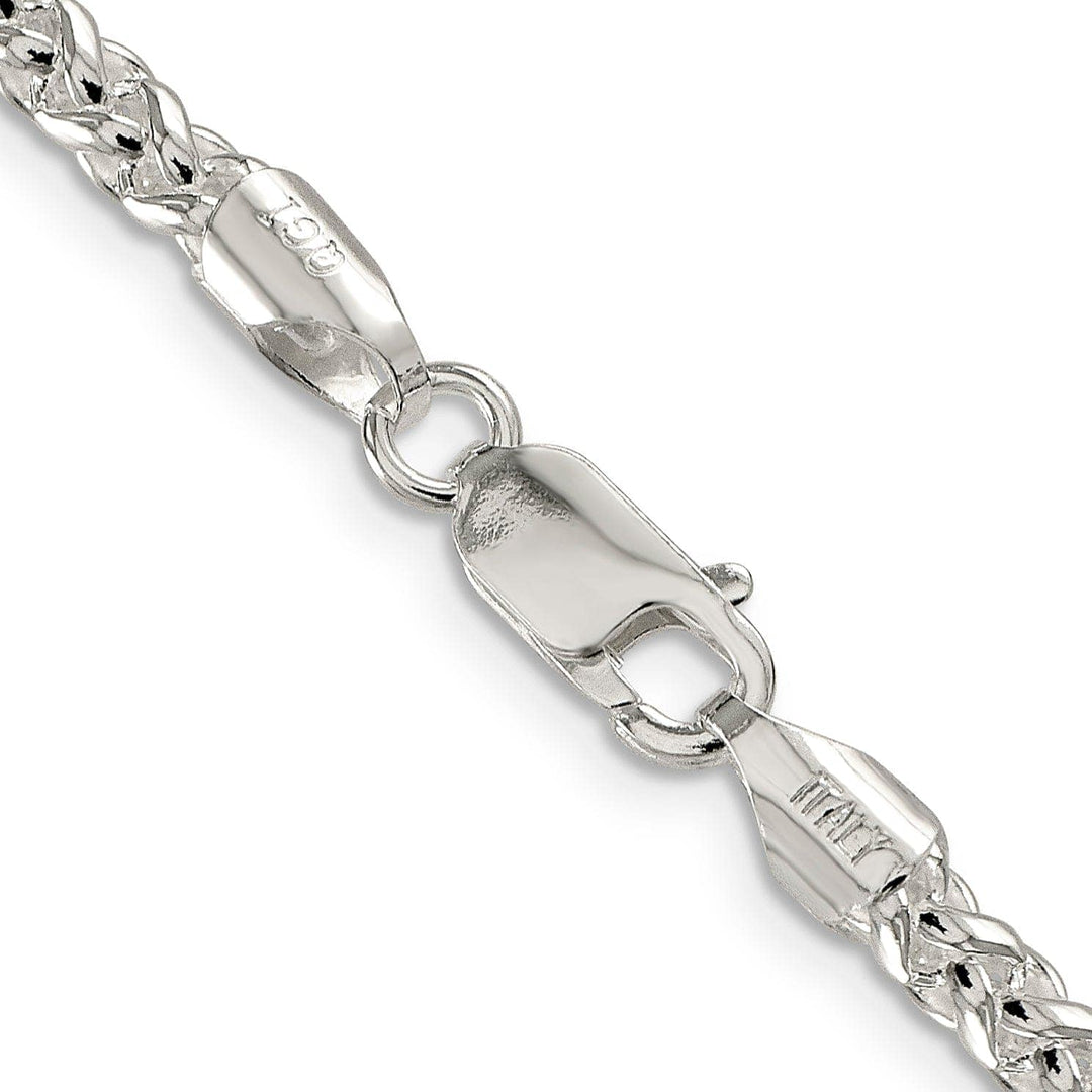 Lovely Rita's Chains Silver Polished 4.00-mm Solid Round Spiga Chain