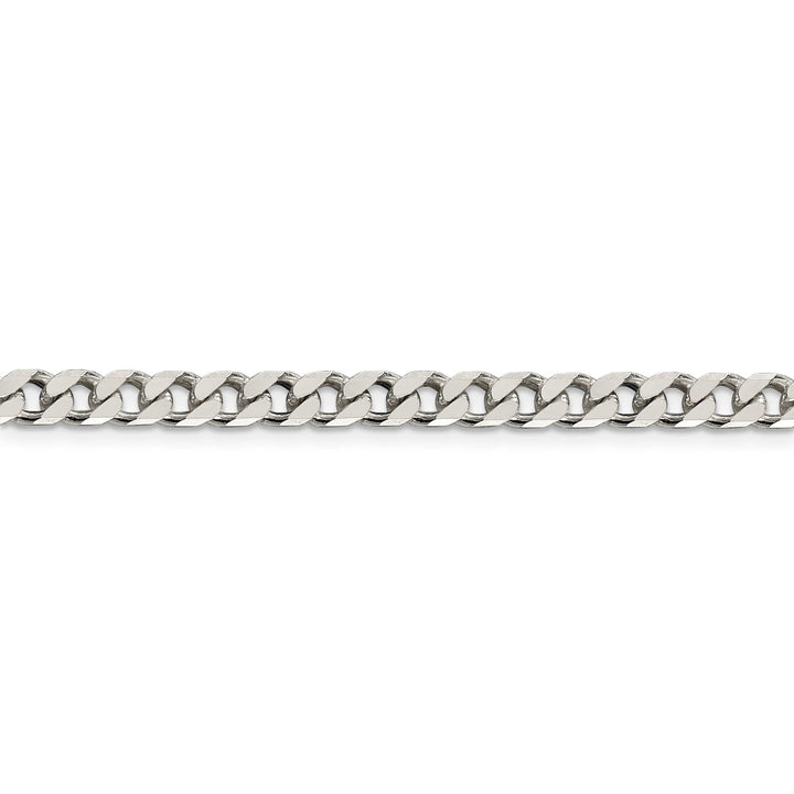 Lovely Rita's Chains Silver Polished 4.50-mm Solid Curb Link Chain