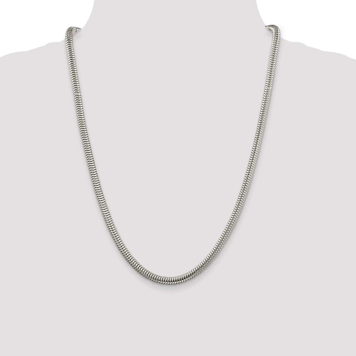 Lovely Rita's Chains Silver Polished 5.00-mm Round Snake Chain