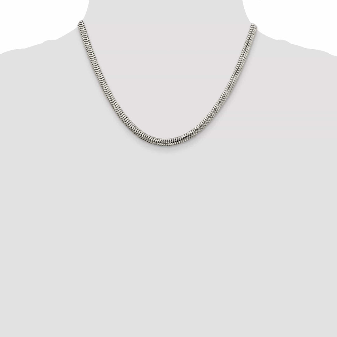 Lovely Rita's Chains Silver Polished 5.00-mm Round Snake Chain