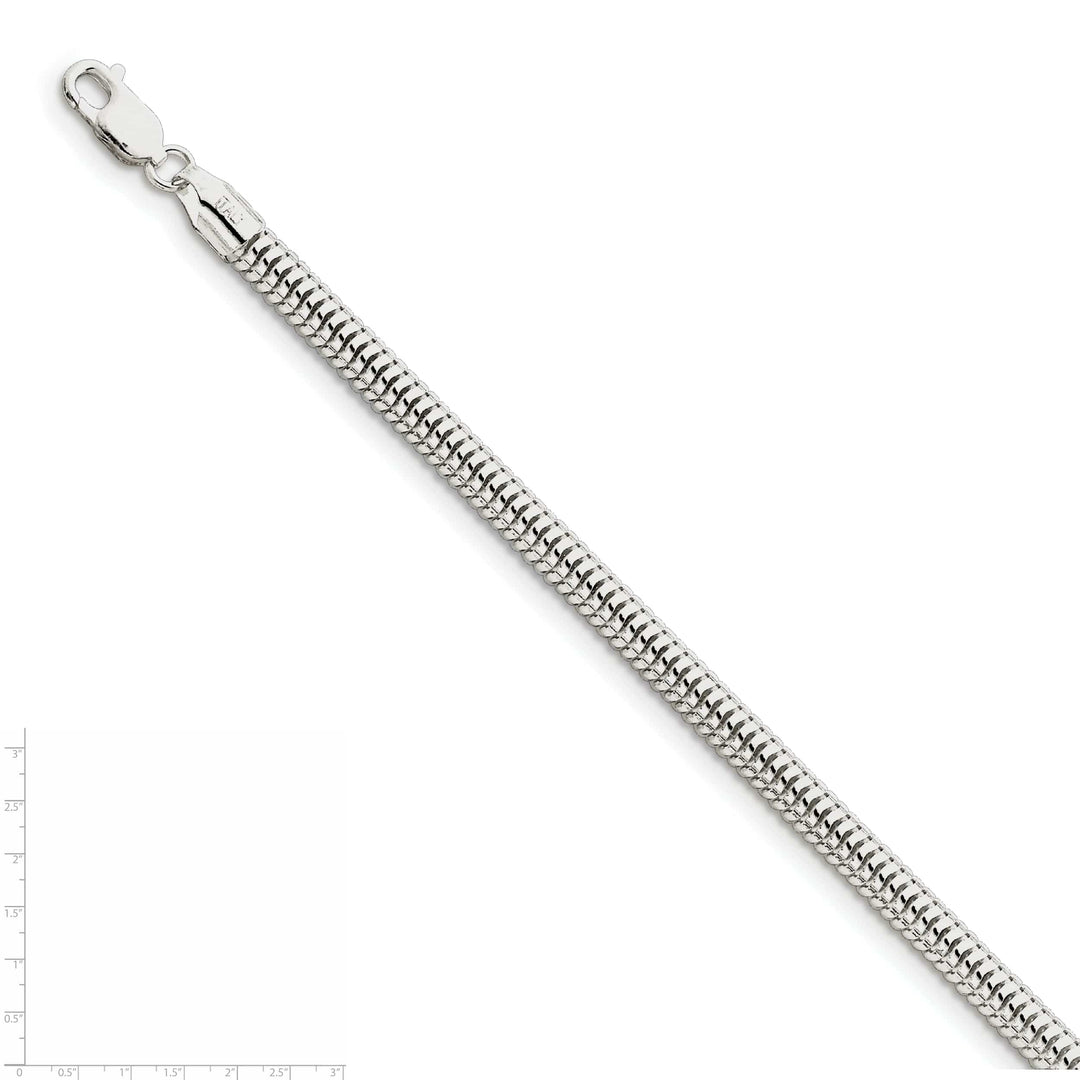 Lovely Rita's Chains Silver Polished 5.00-mm Round Snake Chain