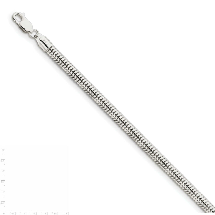 Lovely Rita's Chains Silver Polished 5.00-mm Round Snake Chain