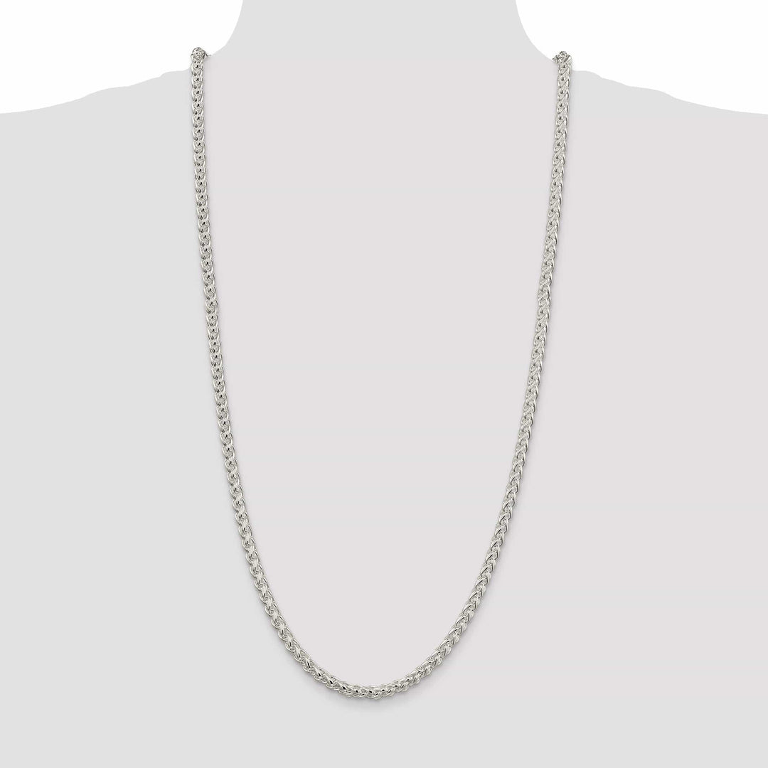 Lovely Rita's Chains Silver Polished 5.00-mm Solid Round Spiga Chain