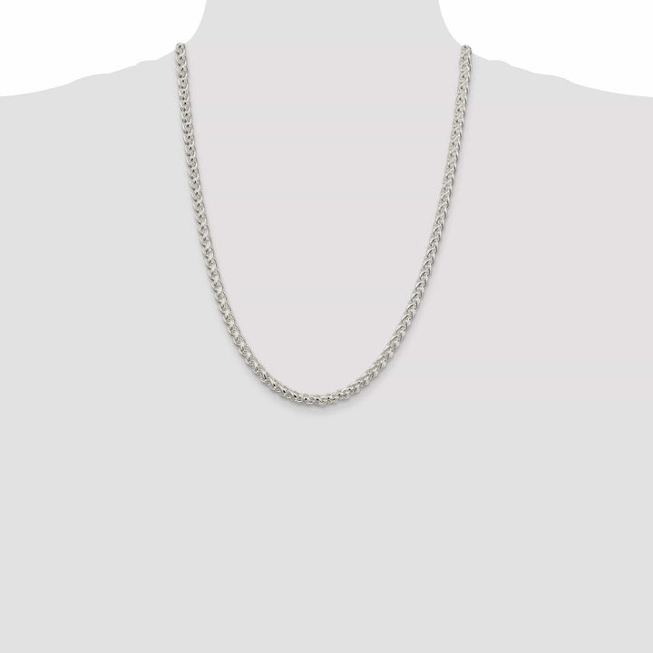 Lovely Rita's Chains Silver Polished 5.00-mm Solid Round Spiga Chain
