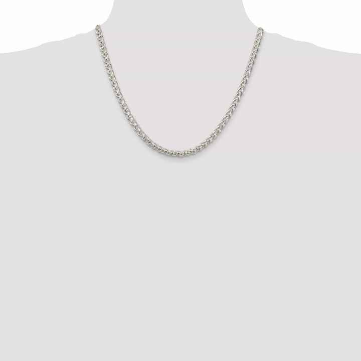 Lovely Rita's Chains Silver Polished 5.00-mm Solid Round Spiga Chain