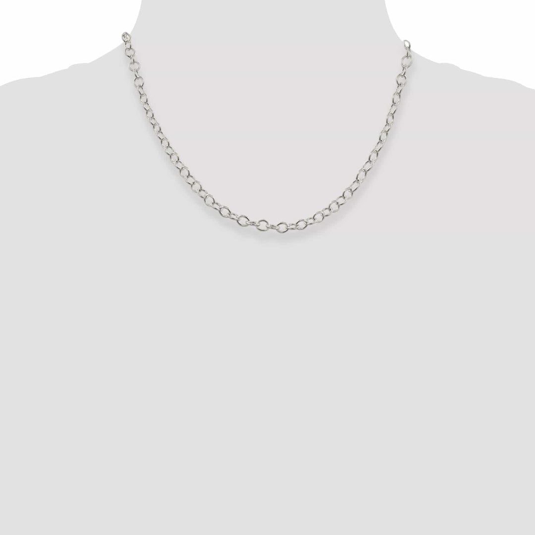 Lovely Rita's Chains Silver Polished 5.30-mm Oval Cable Chain