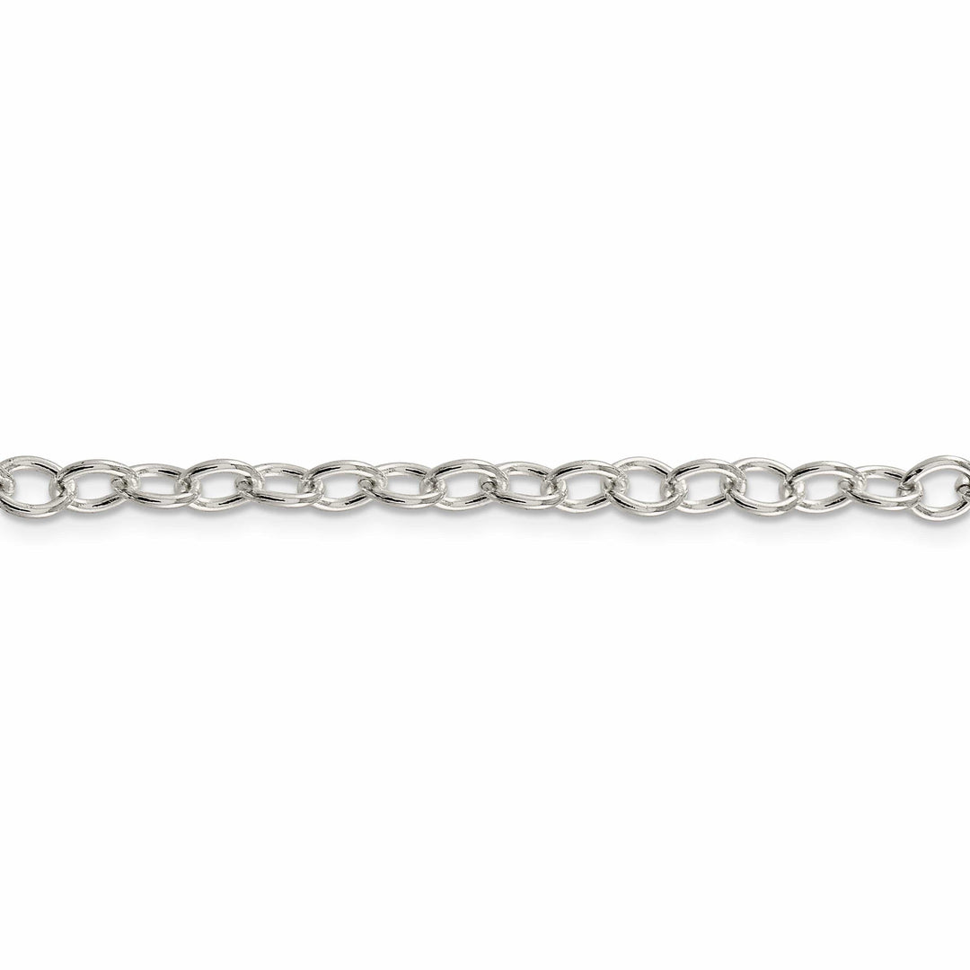 Lovely Rita's Chains Silver Polished 5.30-mm Oval Cable Chain