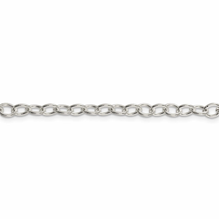 Lovely Rita's Chains Silver Polished 5.30-mm Oval Cable Chain