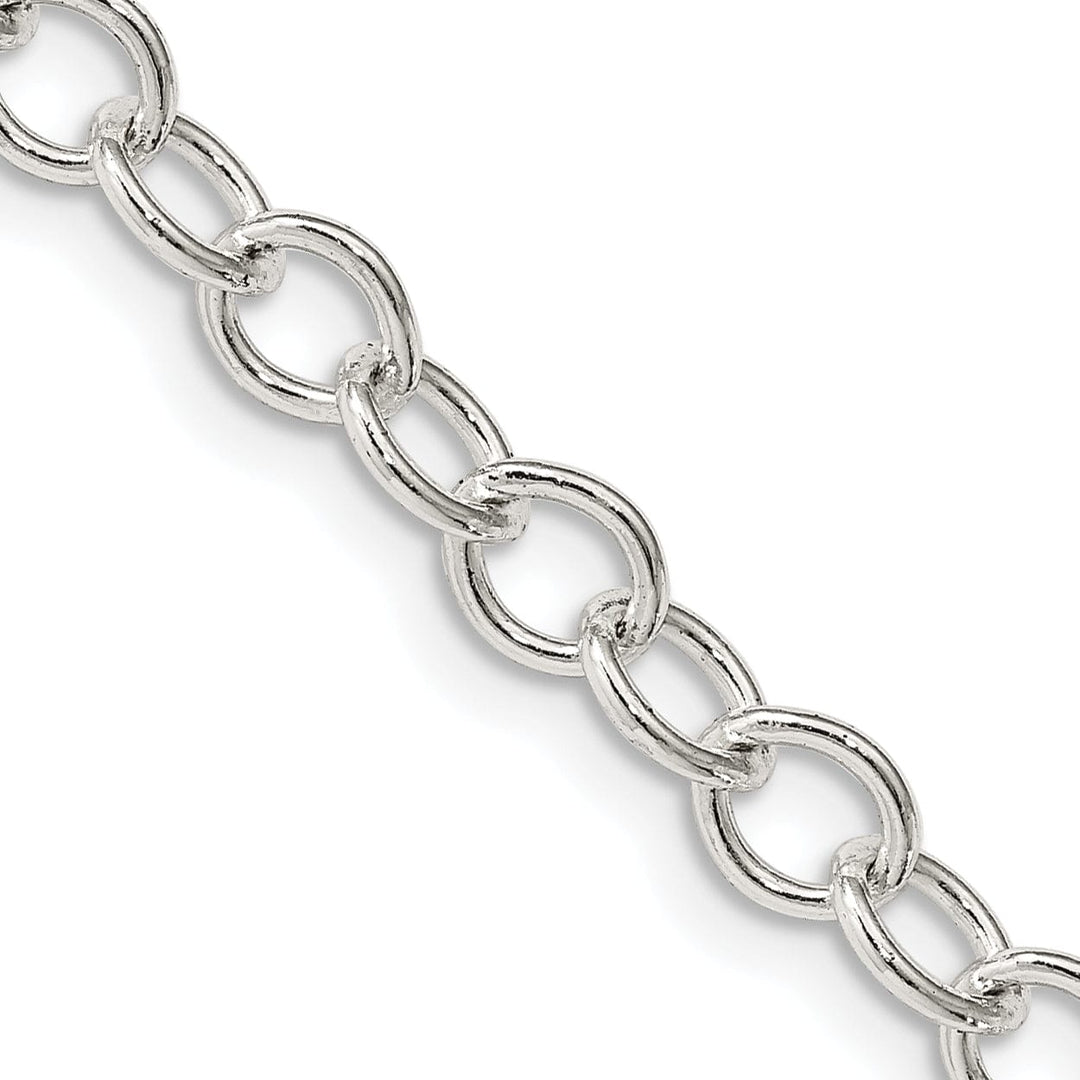 Lovely Rita's Chains Silver Polished 5.30-mm Oval Cable Chain