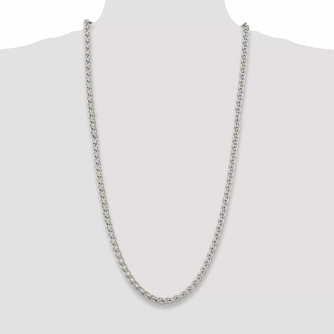Lovely Rita's Chains Silver Polished 6.00-mm Solid Round Spiga Chain