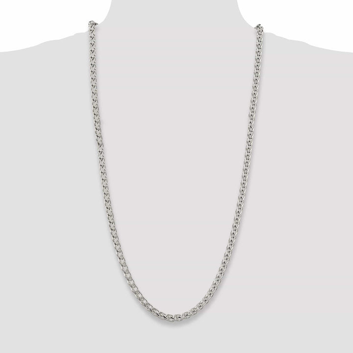 Lovely Rita's Chains Silver Polished 6.00-mm Solid Round Spiga Chain