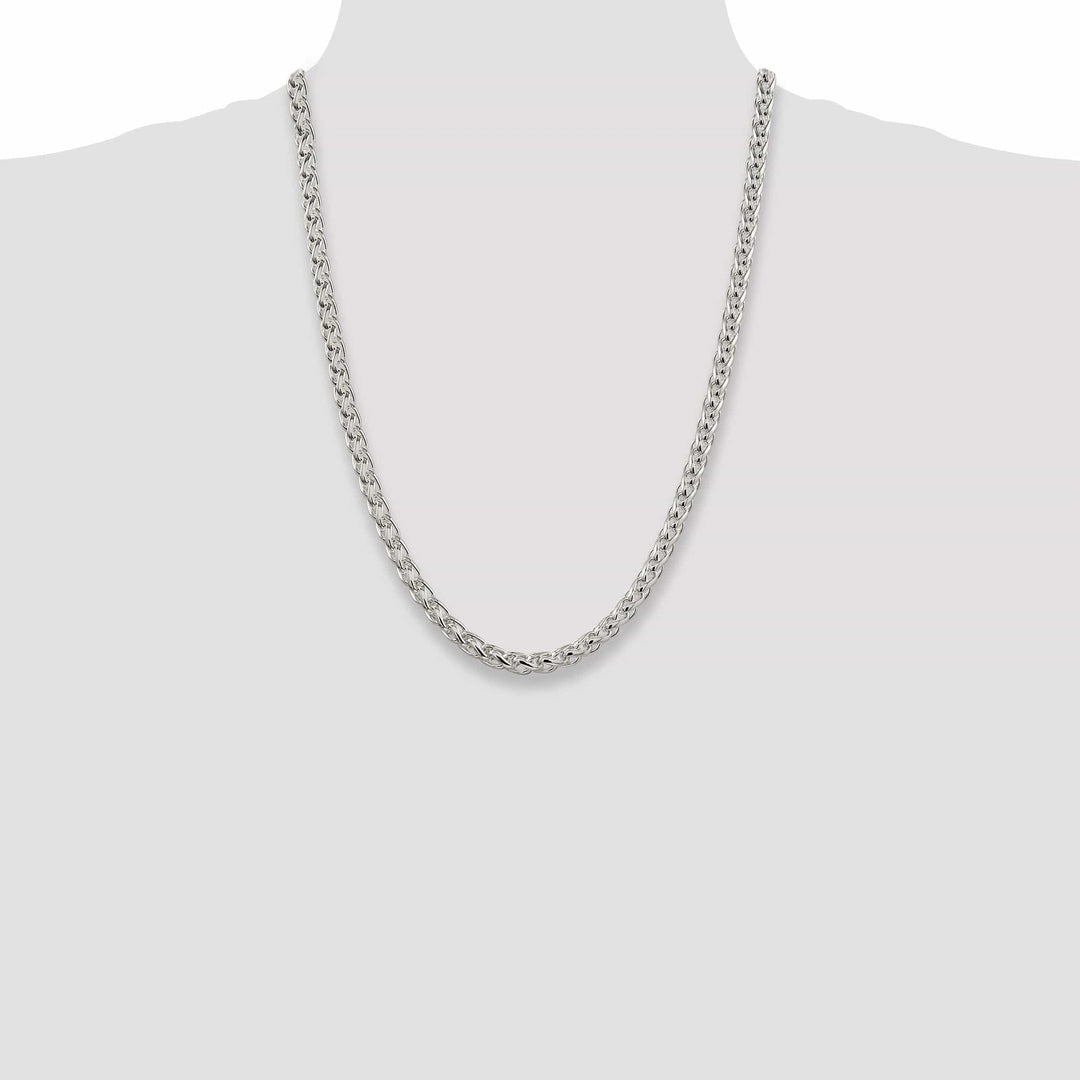 Lovely Rita's Chains Silver Polished 6.00-mm Solid Round Spiga Chain