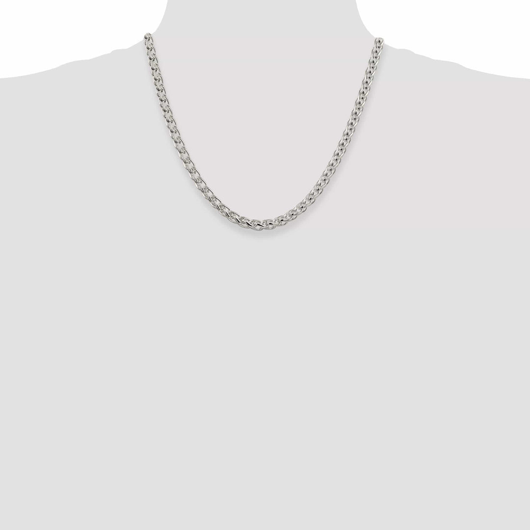 Lovely Rita's Chains Silver Polished 6.00-mm Solid Round Spiga Chain