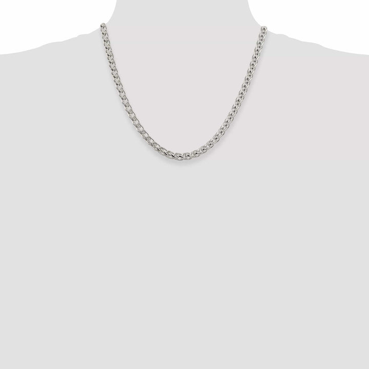Lovely Rita's Chains Silver Polished 6.00-mm Solid Round Spiga Chain