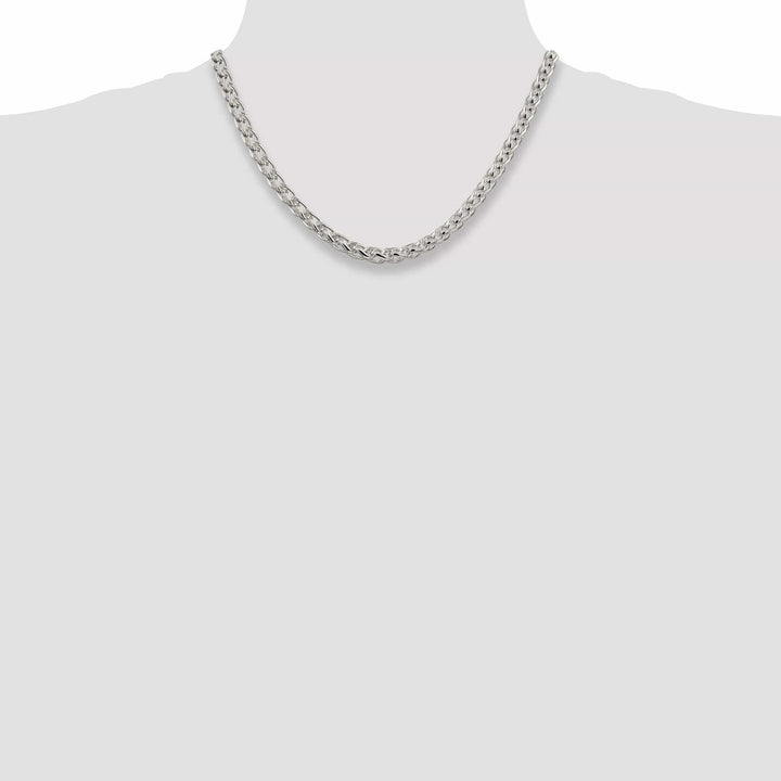 Lovely Rita's Chains Silver Polished 6.00-mm Solid Round Spiga Chain