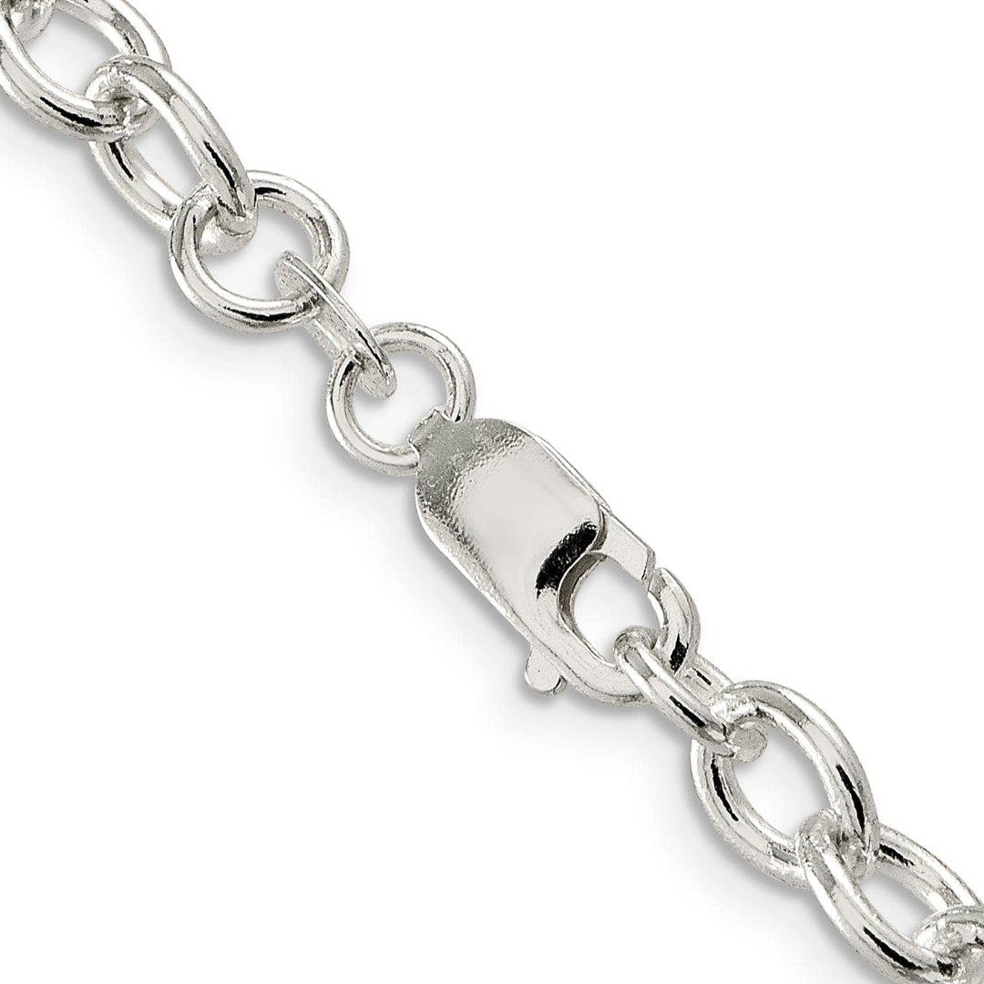 Lovely Rita's Chains Silver Polished 6.80-mm Oval Cable chain